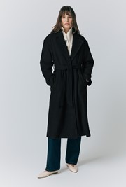 Gabrielle Wool Blend Long Coat