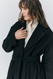 Gabrielle Wool Blend Long Coat