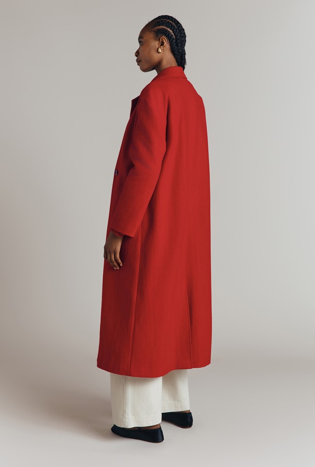 Abby Wool Blend Long Coat