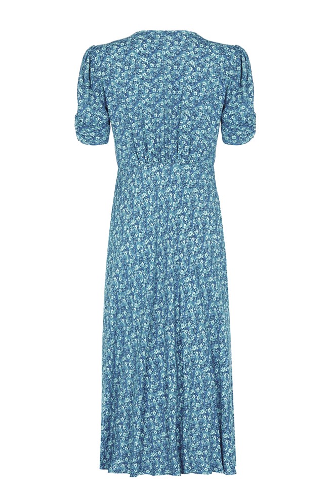 Flo Blue Floral Dress | Ghost London