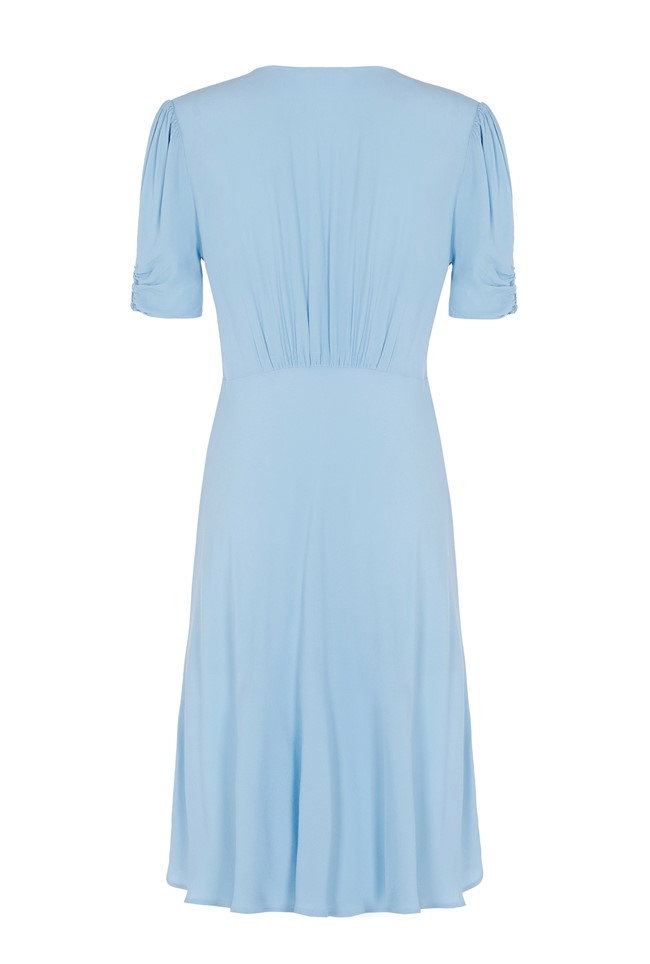 Sabrina Dress Blue | Ghost London