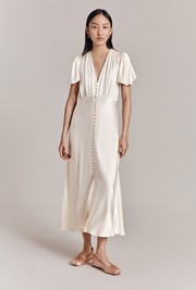 Grace Satin Midi Dress