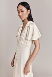 Grace Satin Midi Dress