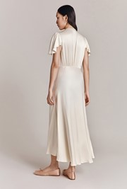 Grace Satin Midi Dress