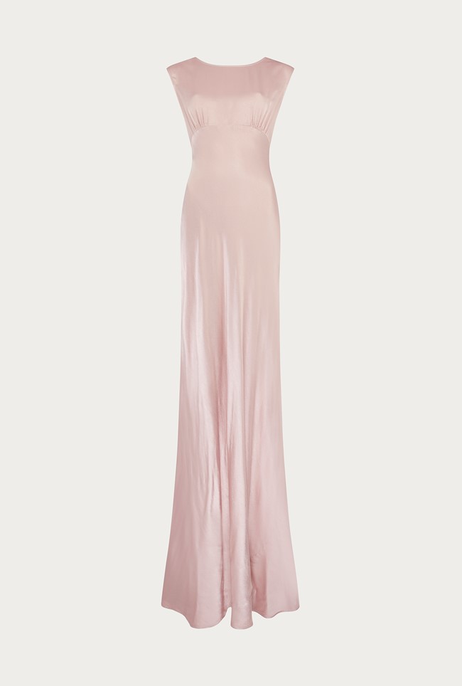 Olivia Satin Maxi Dress