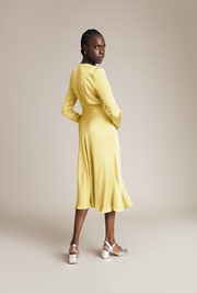 Meryl Satin Midi Dress