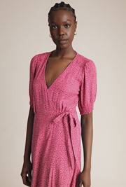 Ollie Crepe Midi Dress