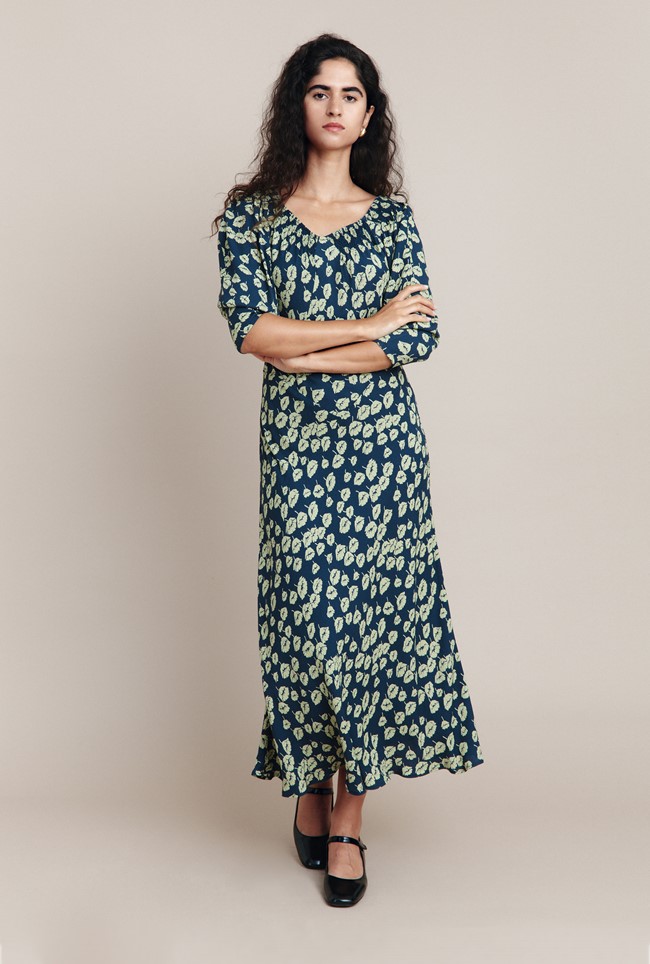 Daniella Crepe Midi Dress