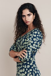 Daniella Crepe Midi Dress