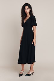 Enya Crepe Midi Dress