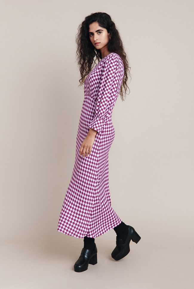 Tayla Crepe Midi Dress