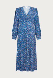 Alivia Crepe Midi Dress