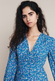Alivia Crepe Midi Dress
