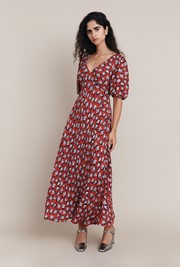 Annie Crepe Midi Dress