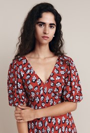 Annie Crepe Midi Dress