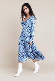 Stella Satin Midi Dress