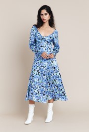 Stella Satin Midi Dress