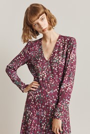 Fawn Crepe Midi Dress