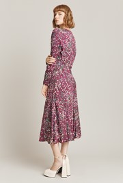 Fawn Crepe Midi Dress