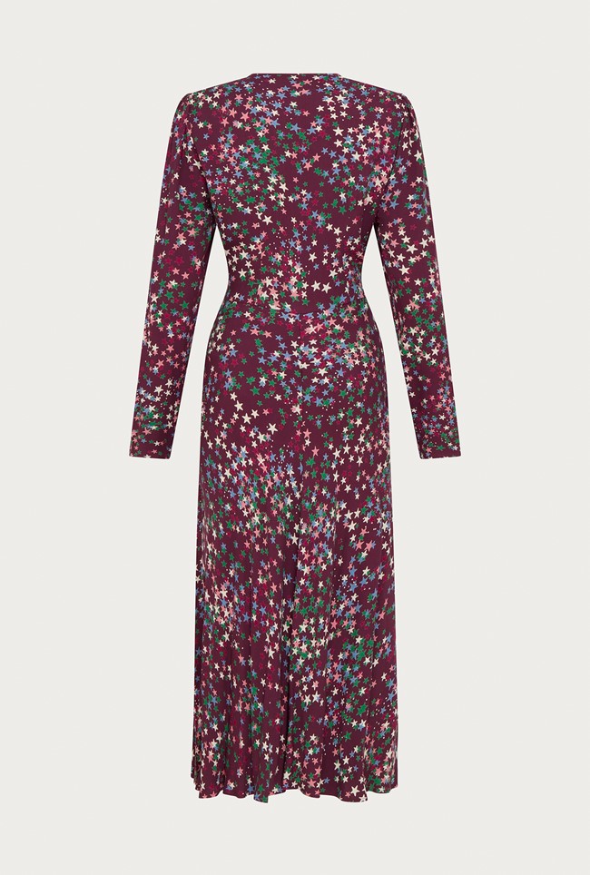 Fawn Crepe Midi Dress