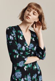 Blake Crepe Midi Dress