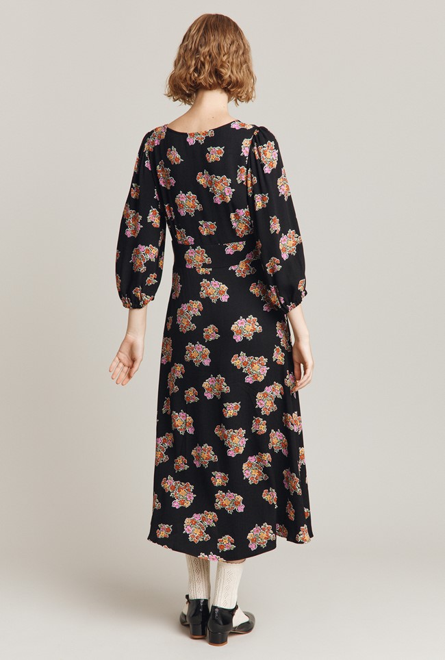 Clara Crepe Midi Dress