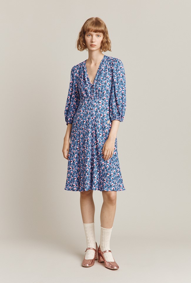 Holly Crepe Knee Length Dress