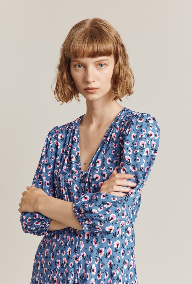 Holly Crepe Knee Length Dress