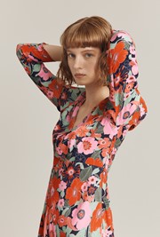 Fran Crepe Midi Dress