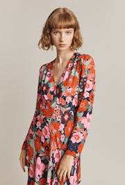 Fran Crepe Midi Dress