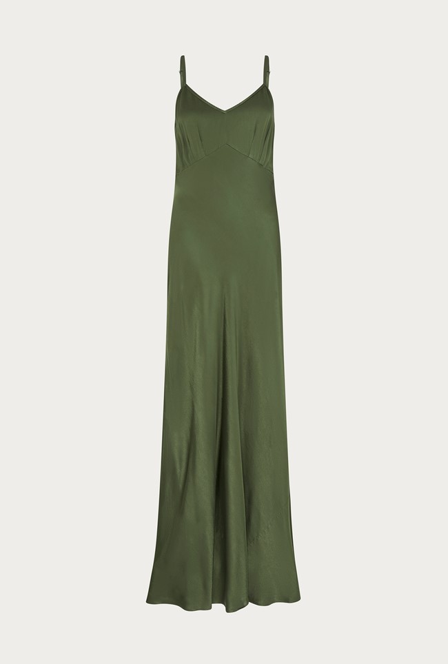 Winnie Satin Maxi Dress