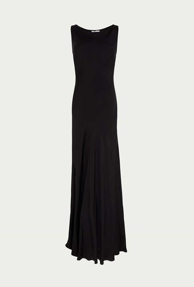 Callie Satin Maxi Dress