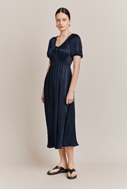 Morella Satin Midi Dress