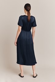 Morella Satin Midi Dress