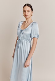 Morella Satin Midi Dress