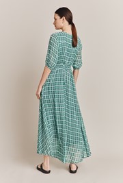 Valentina Georgette Midi Dress 