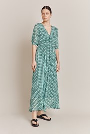 Valentina Georgette Midi Dress 