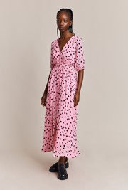 Valentina Georgette Maxi Dress 