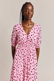 Valentina Georgette Maxi Dress 