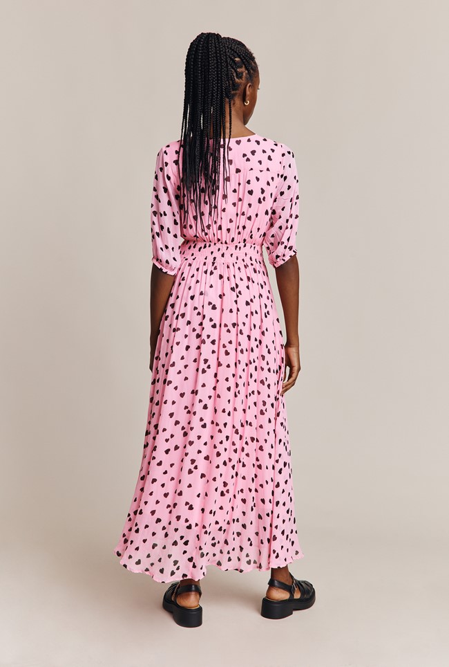 Valentina Georgette Maxi Dress 