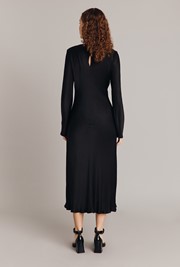 Mari Satin Midi Dress