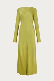 Mari Satin Midi Dress