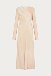 Mari Satin Midi Dress