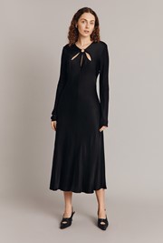 Freya Satin Midi Dress