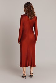 Freya Satin Midi Dress