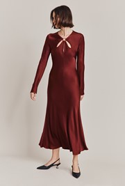 Freya Satin Midi Dress