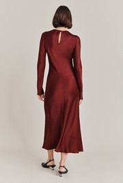 Freya Satin Midi Dress