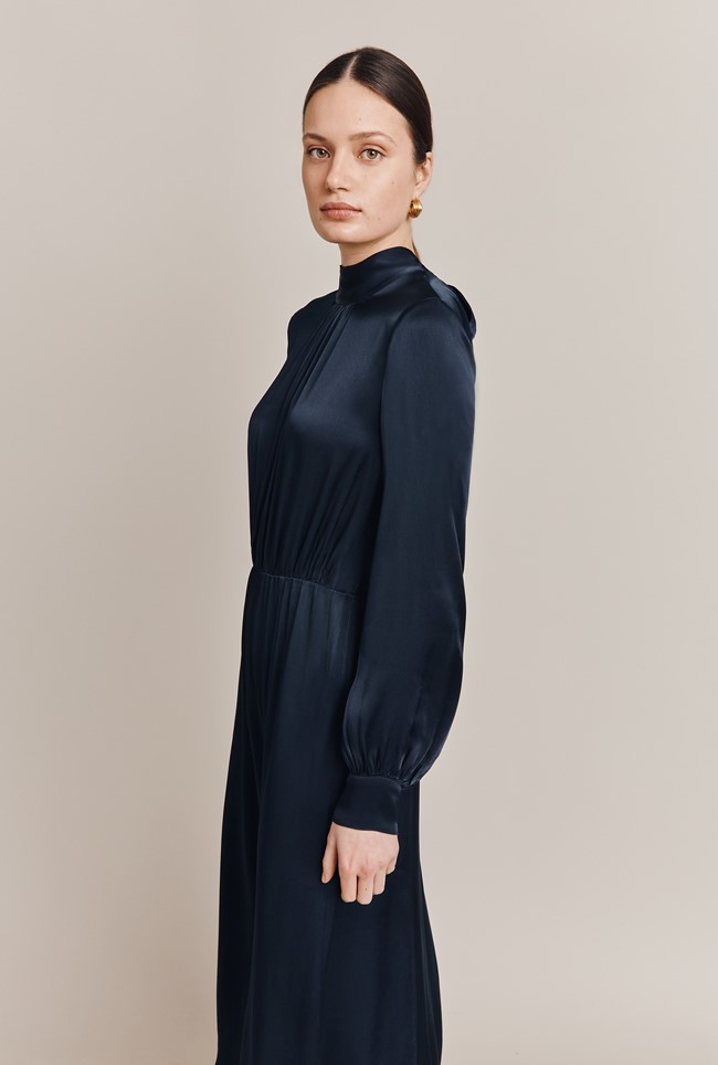 Miley Satin Midi Dress