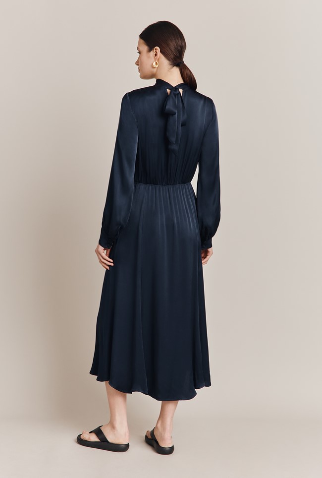 Miley Satin Midi Dress