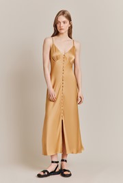 Jada Satin Midi Dress